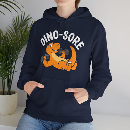 Gym Workout Dino Sore Exercise Fitness Boys Women Men Hoodie