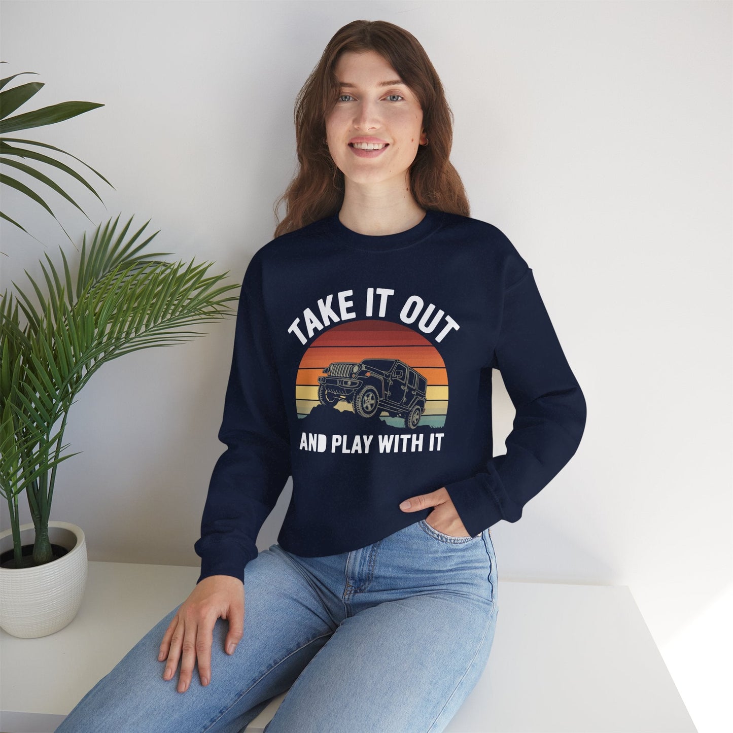 Catch Some Rays Vintage Retro Take It Out And Play Sweatshirt