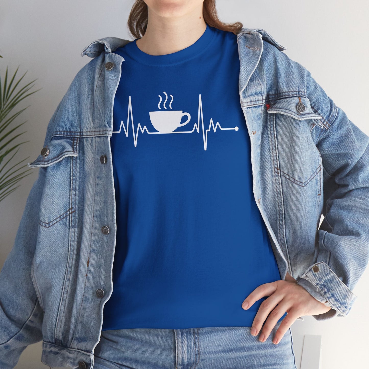 Coffee Heartbeat Drinking Coffee T-Shirt