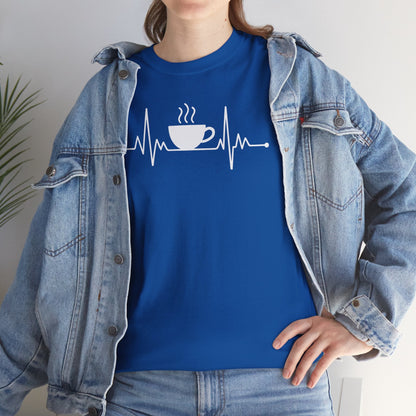 Coffee Heartbeat Drinking Coffee T-Shirt