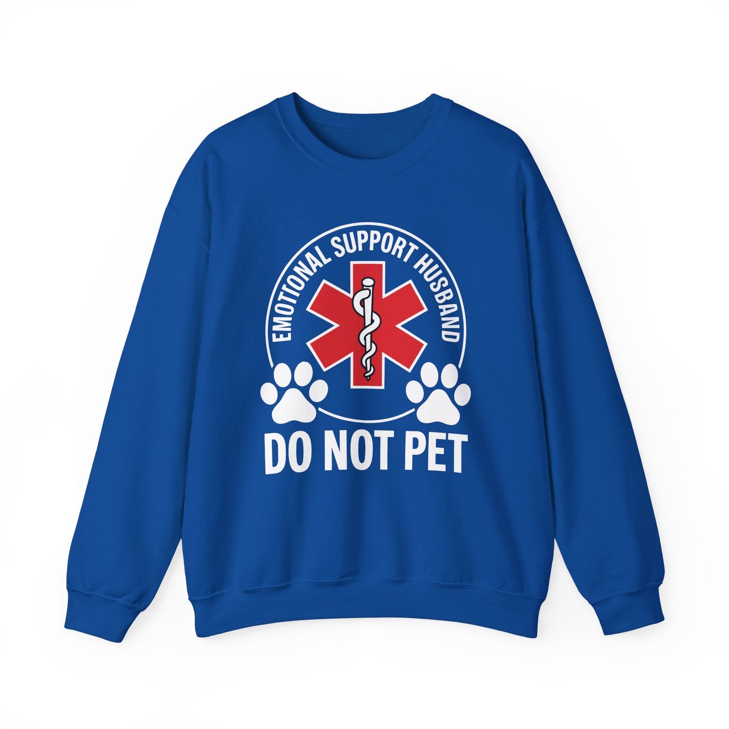 Emotional Support Husband Do Not Pet Sweatshirt