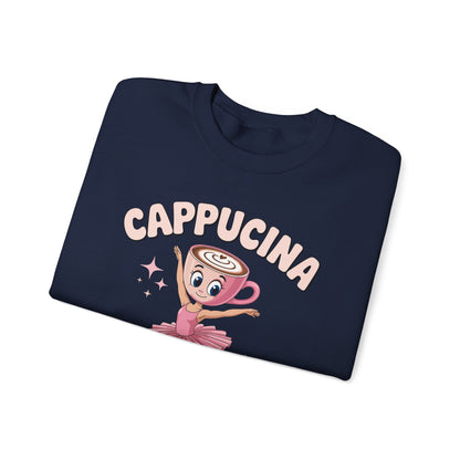 Funny Ballerina Cappuccina Coffee Dance Lovers Italian Meme Sweatshirt