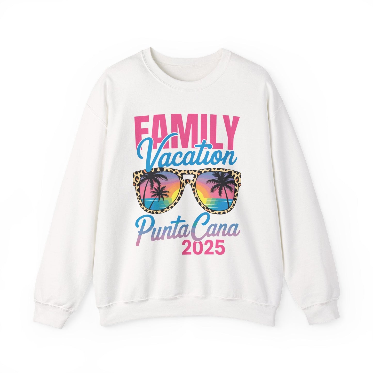 Family Vacation Punta Cana 2025 Matching Holiday Summer Sweatshirt