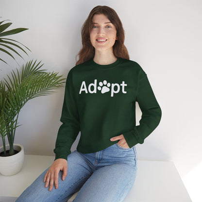 Adopt A Shelter Pet Cat Dog Adoption Animal Rescue Sweatshirt