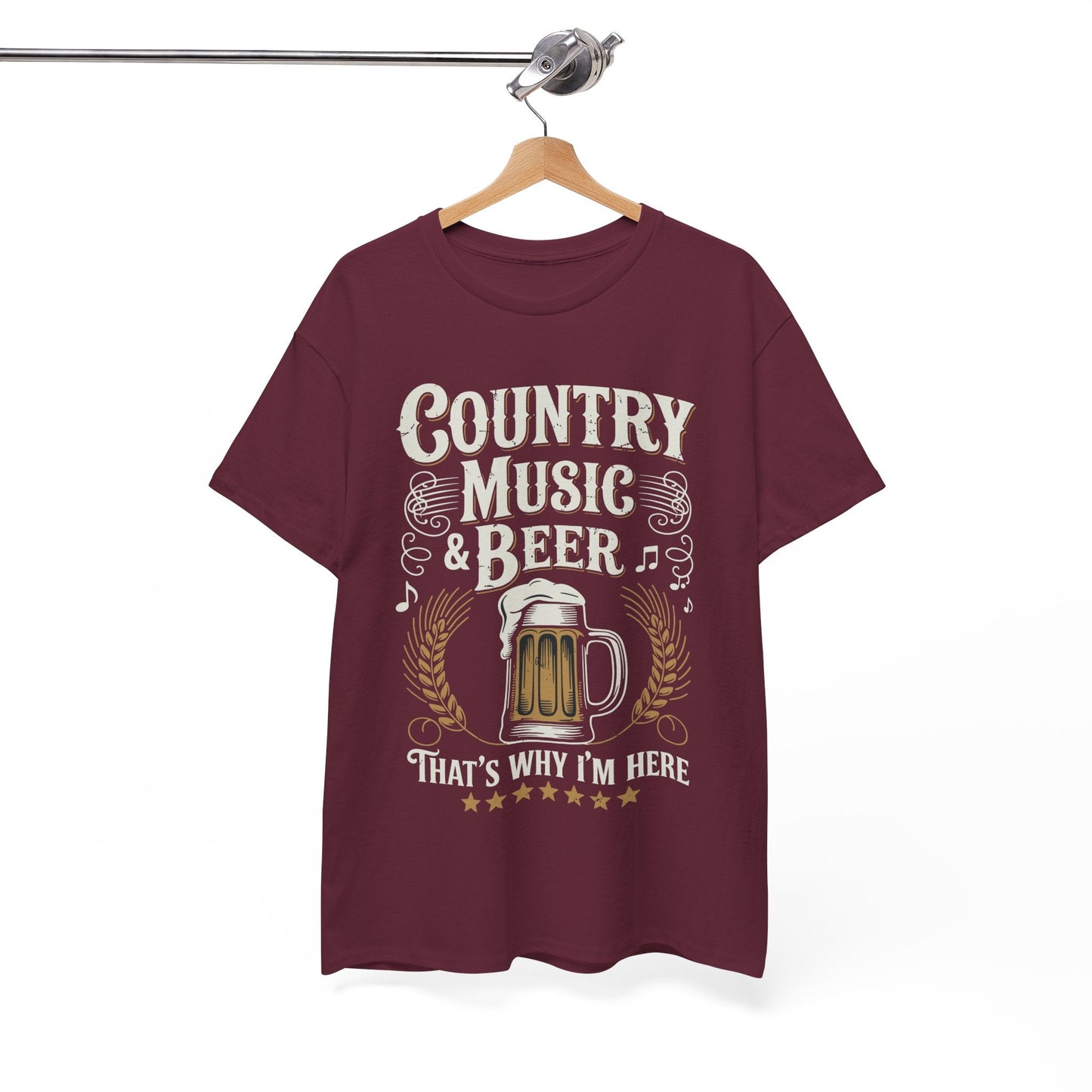 Vintage Country Music and Beer That's Why I'm Here Legends T-Shirt
