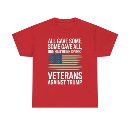 Veterans Against Trump Anti Trump Political Protest T-Shirt