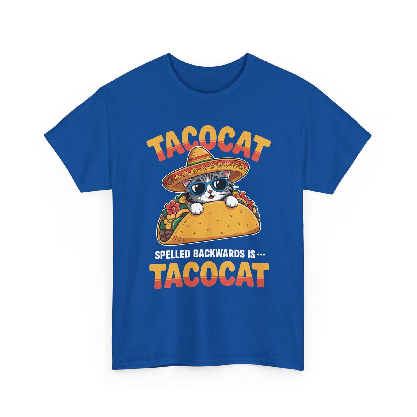 Tacocat Spelled Backwards Taco Cat Cinco De Mayo T-Shirt Men Women