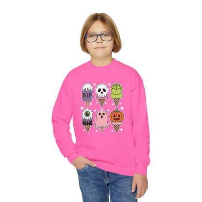 Horror Movie Summer Popsicle Halloween Ice Cream Summer-ween Sweatshirt