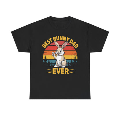 Best Bunny Dad Ever Funny Rabbit Lover Dad Gift T-Shirt for Pet Owners