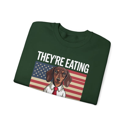 They're Eating the Dogs Trump Hot Dog Sweatshirt