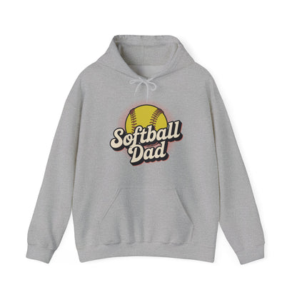 Funny Fathers Day Softball Dad Gift From Daughter Son Wife Hoodie