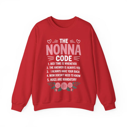 The A Nonna Code Funny Grandma Mothers Day Gifts Sweatshirt