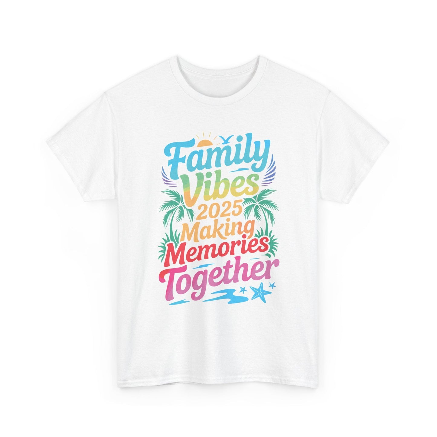Family 2025 Vibes Family Reunion Vacation Making Memories T-Shirt