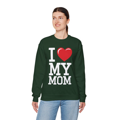 I Love My Mom Mothers Day from Daughter or Son Sweatshirt