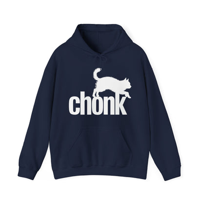 Chonk Cat Meme Funny Black Hoodie