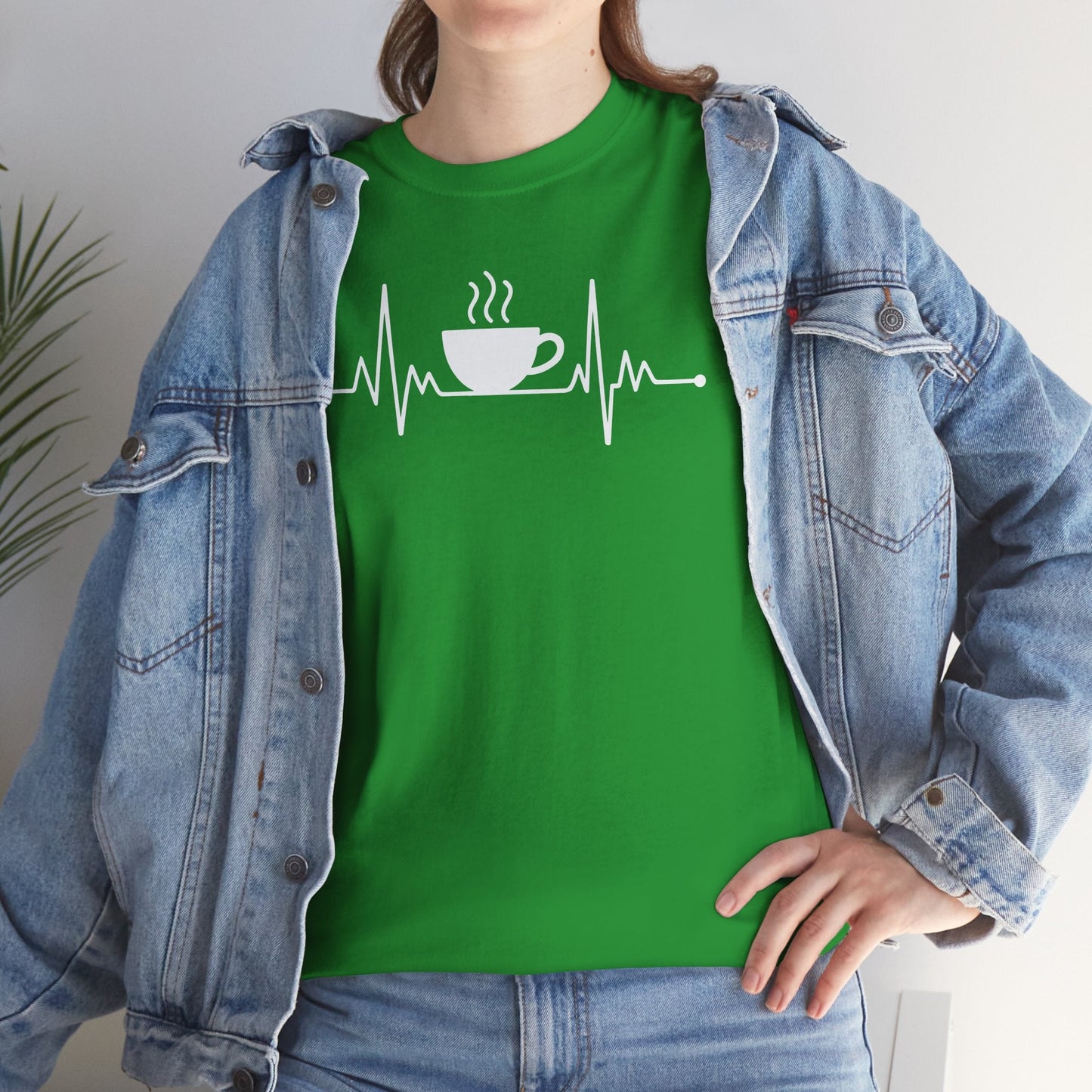 Coffee Heartbeat Drinking Coffee T-Shirt