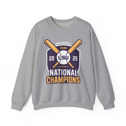 LSU Baseball 2025 National Champions Logo Sweatshirt