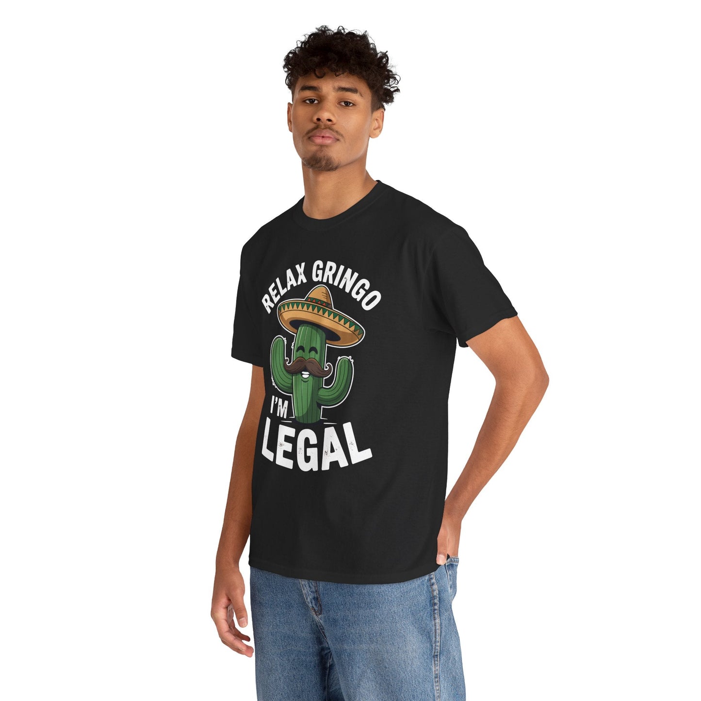 Funny Relax Gringo Im Legal Cinco De Mayo Mexican Immigrant T-Shirt