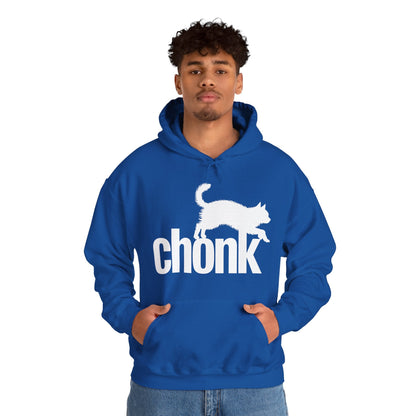 Chonk Cat Meme Funny Black Hoodie