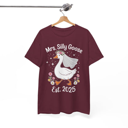 Mrs. Silly Goose Couple Matching Wedding Funny Bride to Be T-Shirt