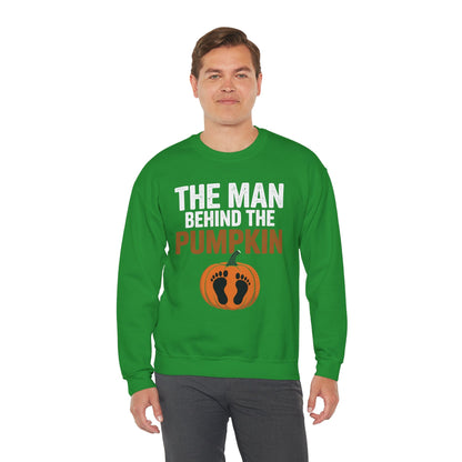 Pregnant Thanksgiving Costume for Dad Expecting Lil Pumpkin Sweatshirt