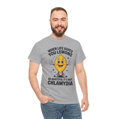 Lemons and Chlamydia Absurd Offensive Meme Sarcastic Edgy T-Shirt