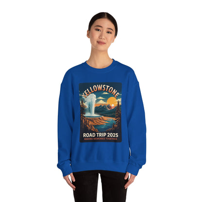 Yellowstone Family Road Trip 2025 National Park Outdoor Sweatshirt