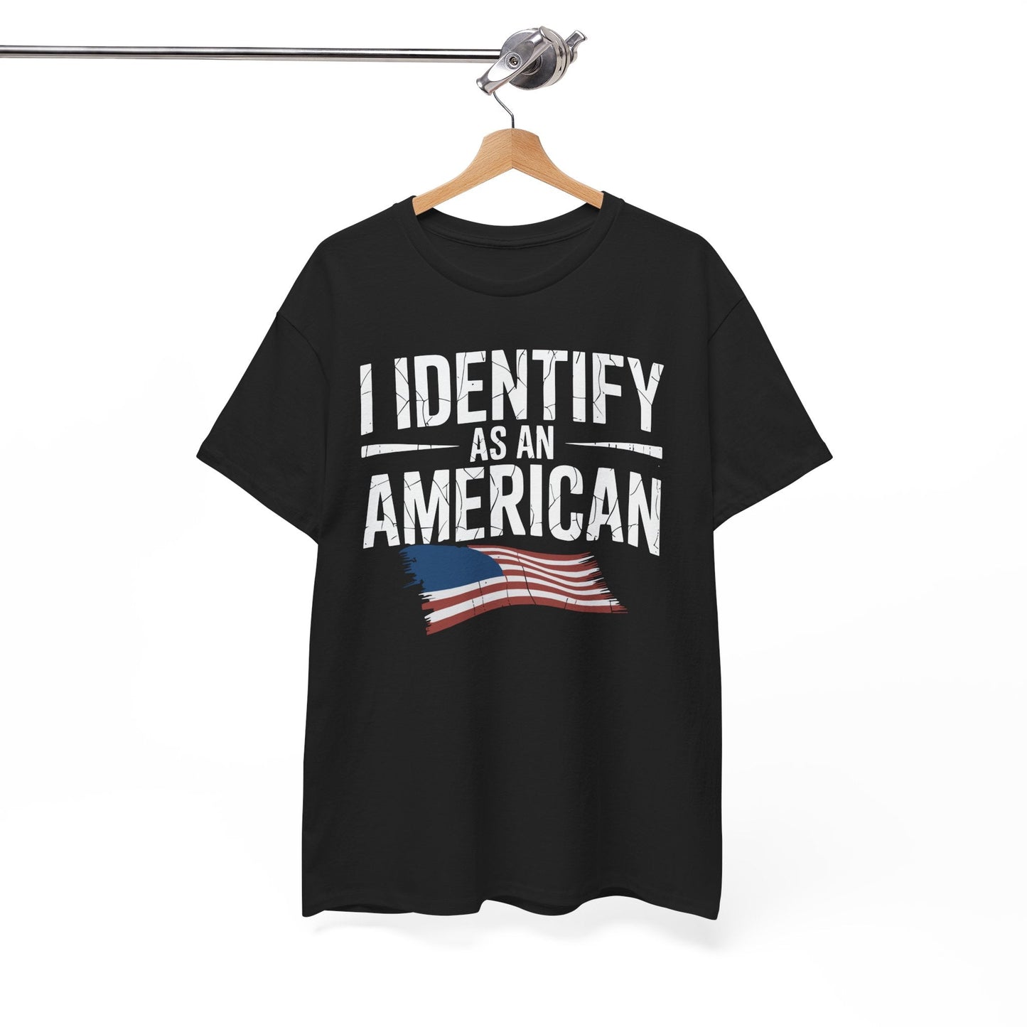 I Identify as an American No Identity Politics USA T-Shirt