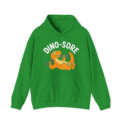 Gym Workout Dino Sore Exercise Fitness Boys Women Men Hoodie