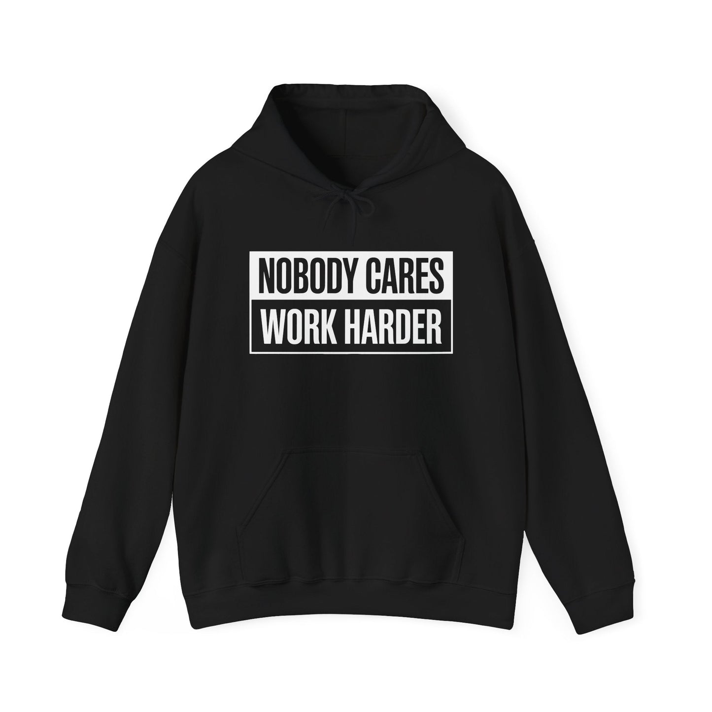 Nobody Cares Work Harder Fitness Workout Gym Gift Hoodie