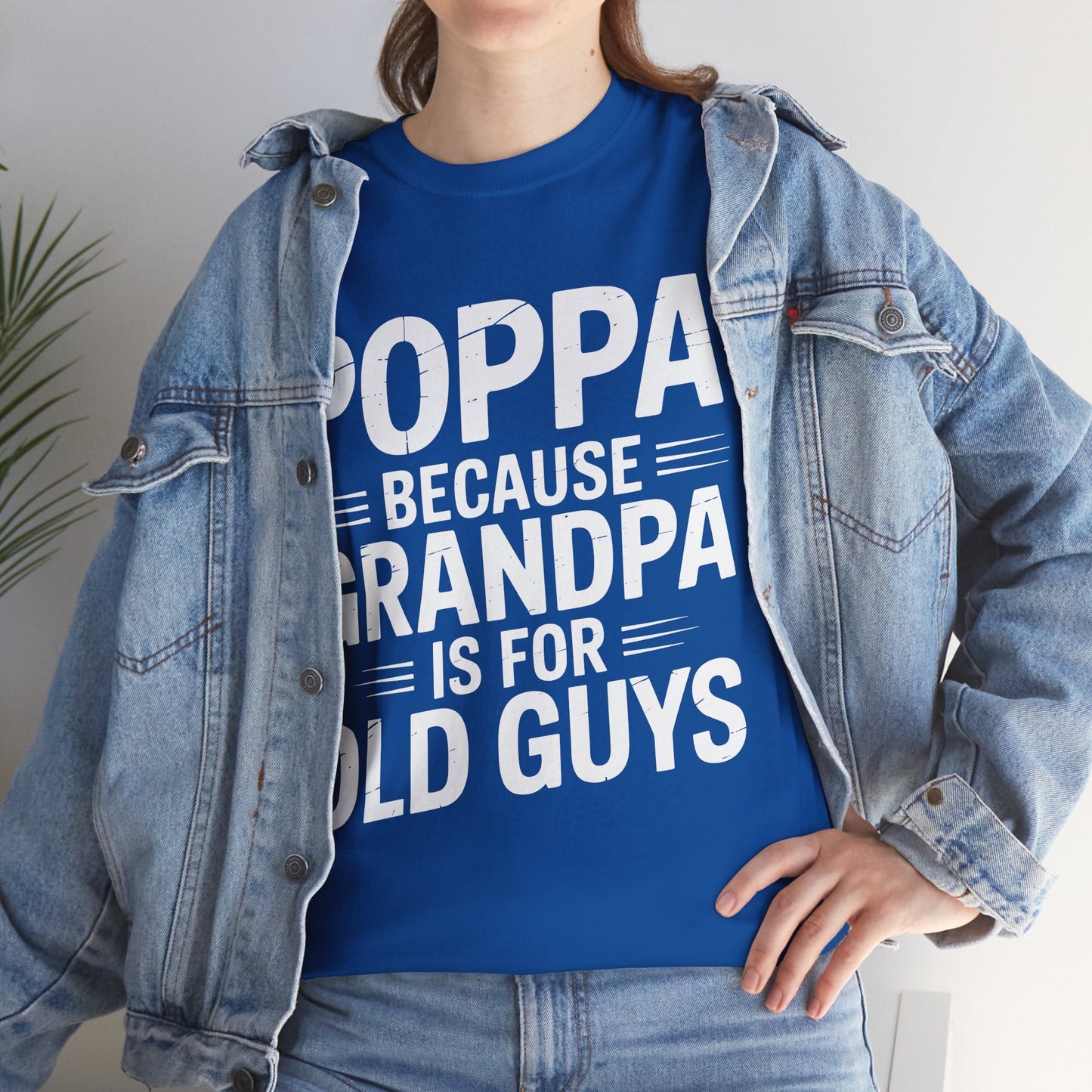 Poppa Grandpa From Grandkids Father's Day Poppa T-Shirt