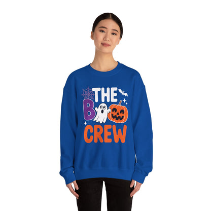Halloween The Boo Crew Cute Ghost Spooky Family Matching Sweatshirt