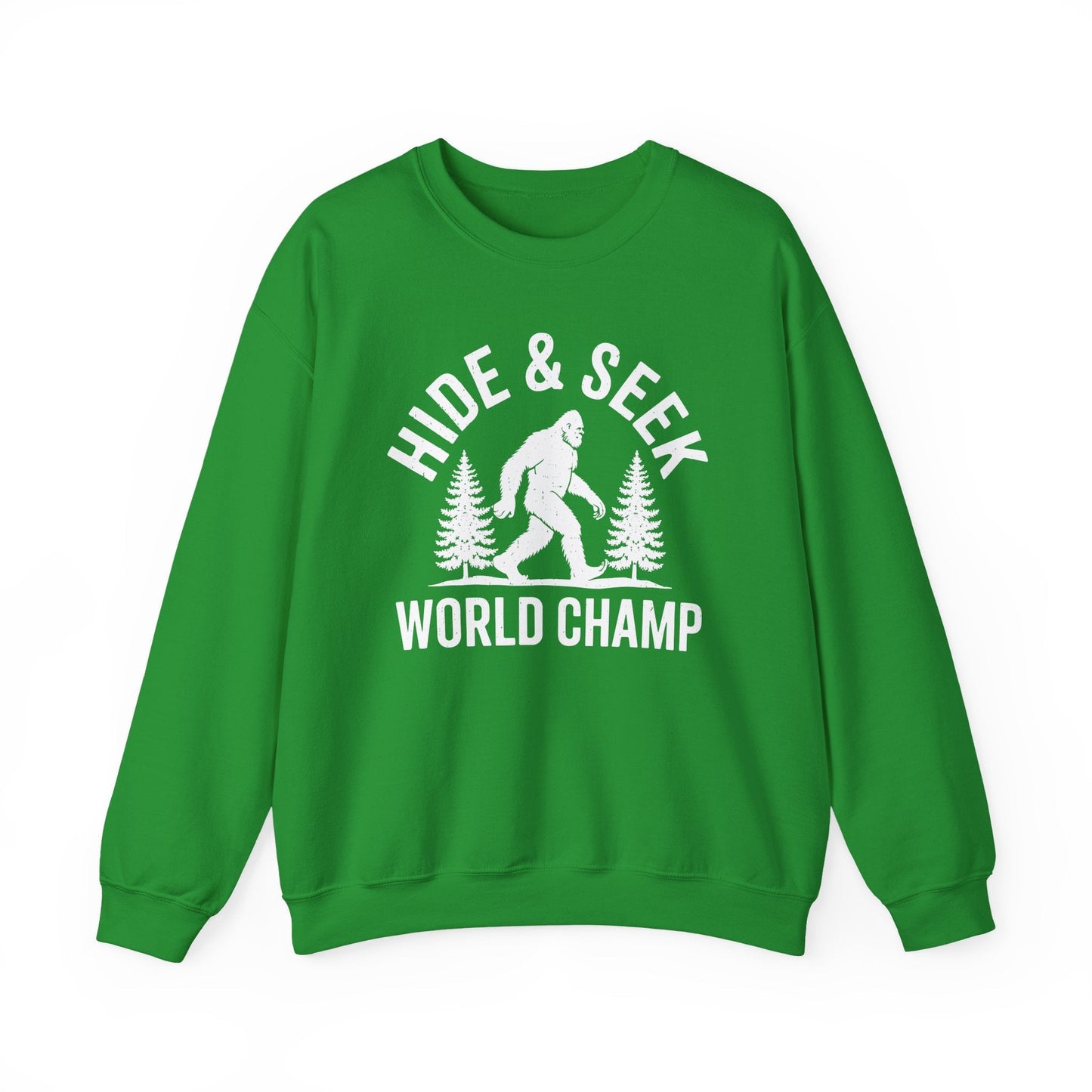 Bigfoot Hide And Seek World Champion Sasquatch Retro Vintage Sweatshirt