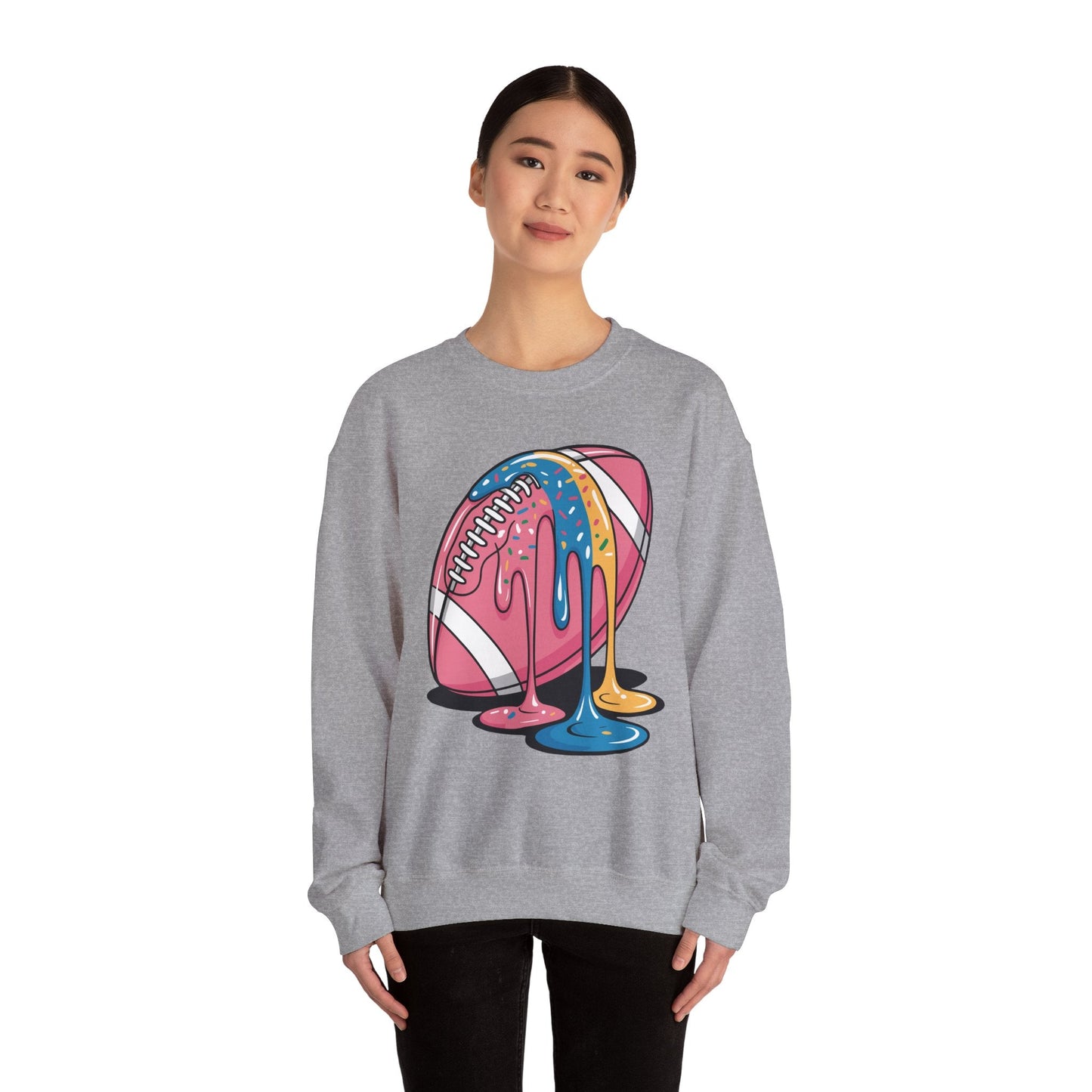 Football Drip For Lineman WR QB RB Ice Cream Sprinkles Sweatshirt