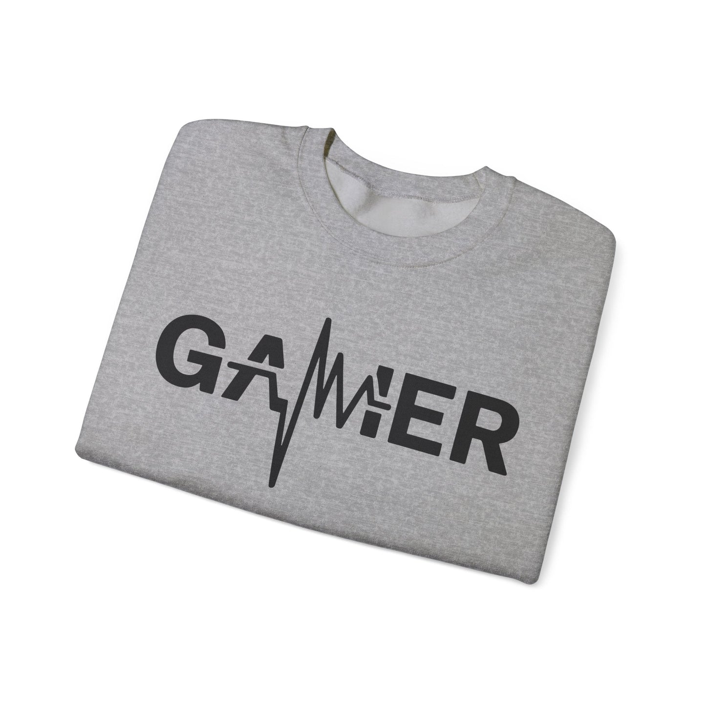 Gamer Heartbeat Video Games Graphic Sweatshirt