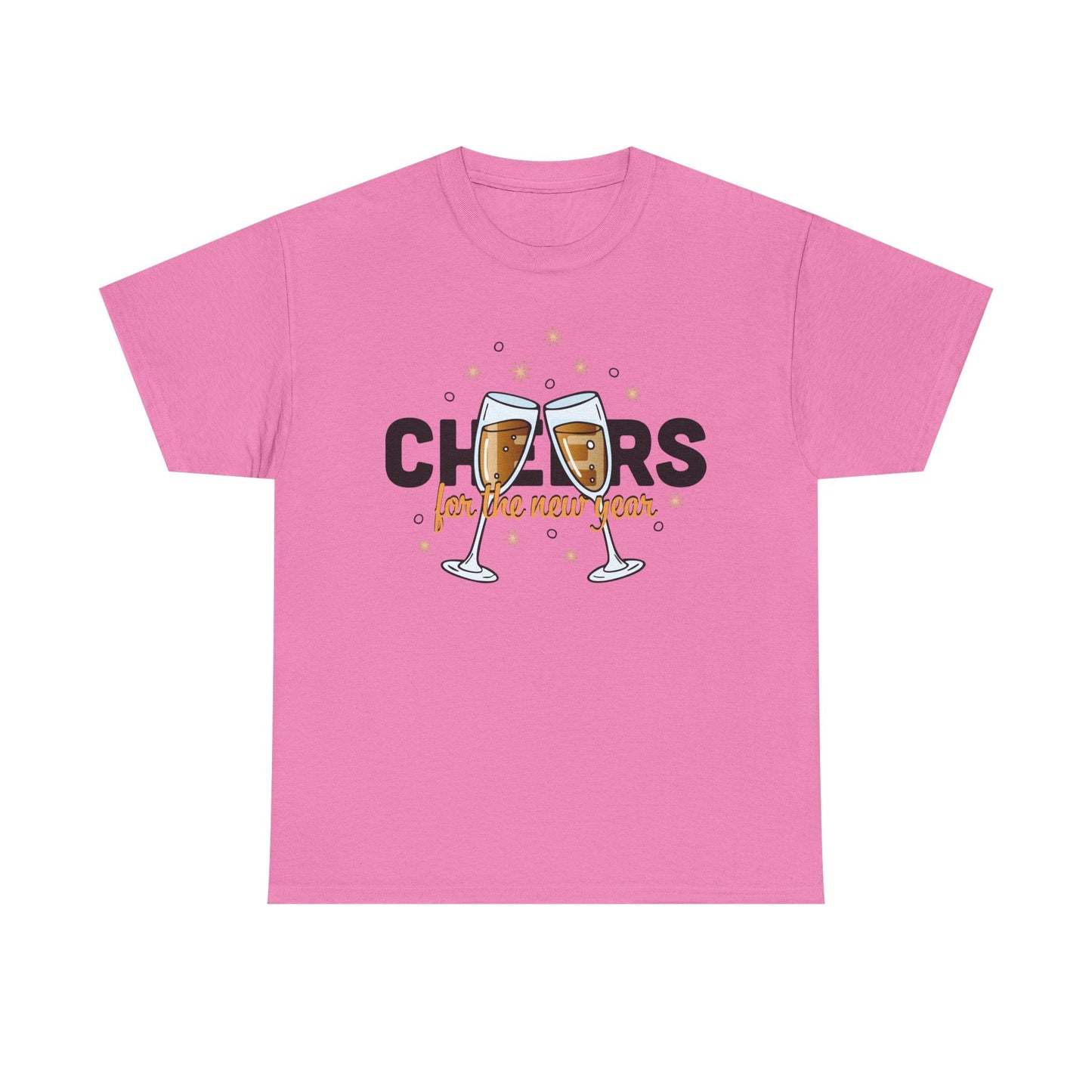 Happy New Year Cheers T-Shirt Festive New Year’s Eve Party Tee for Men and Women