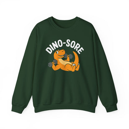 Gym Workout Dino Sore Exercise Fitness Boys Women Men Sweatshirt