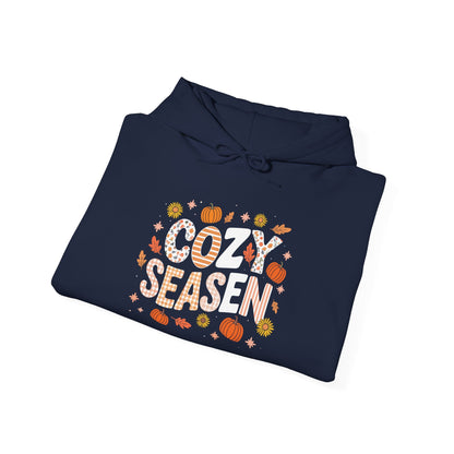 Cozy Season Autumn Fall Vibes Halloween Thanksgiving Pumpkin Hoodie