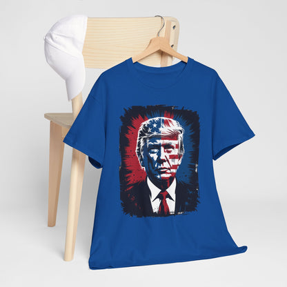 President Trump Portrait 4th July T-Shirt