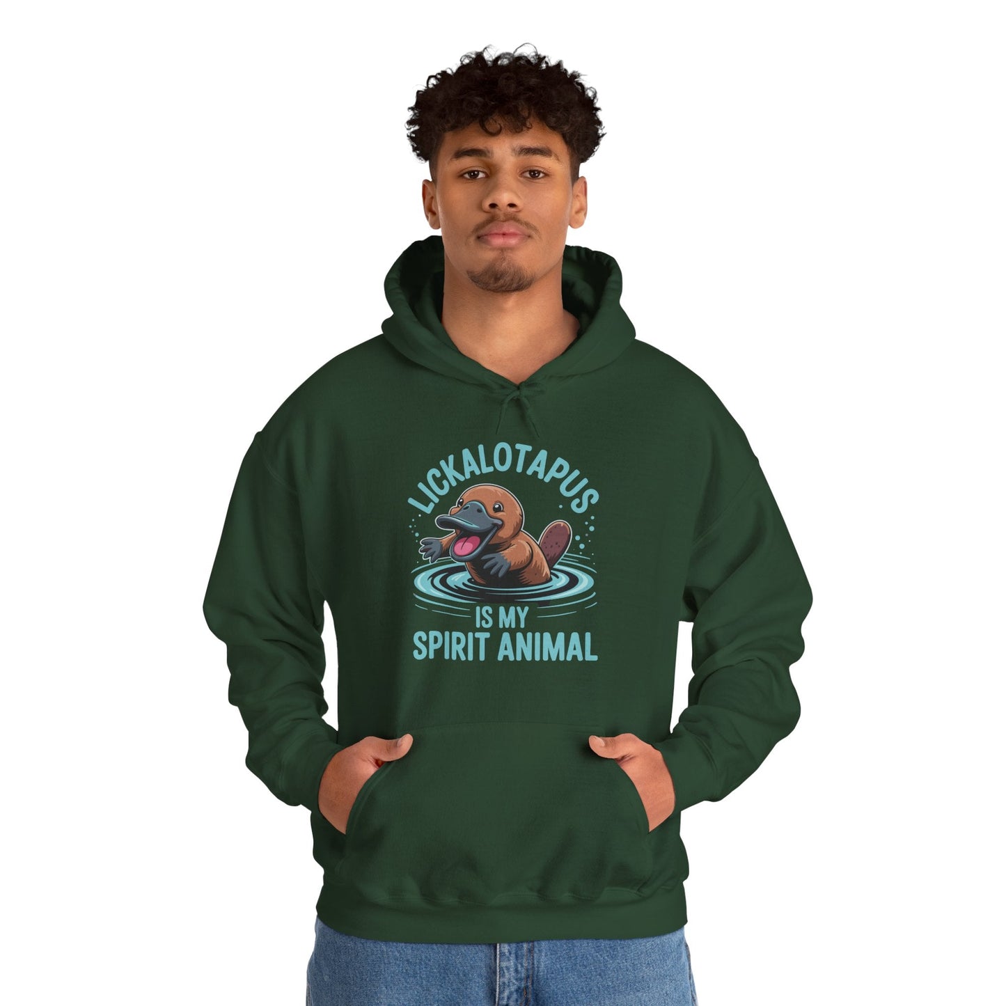 Vintage Funny Lickalottapus Is My Spirit Animal Lovers Meme Hoodie