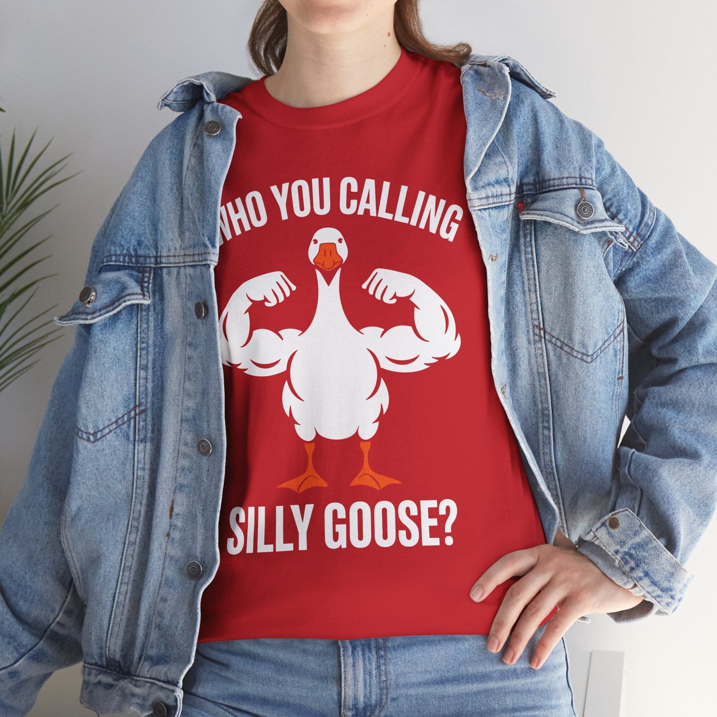 Who You Calling Silly Goose Funny Gym Meme T-Shirt