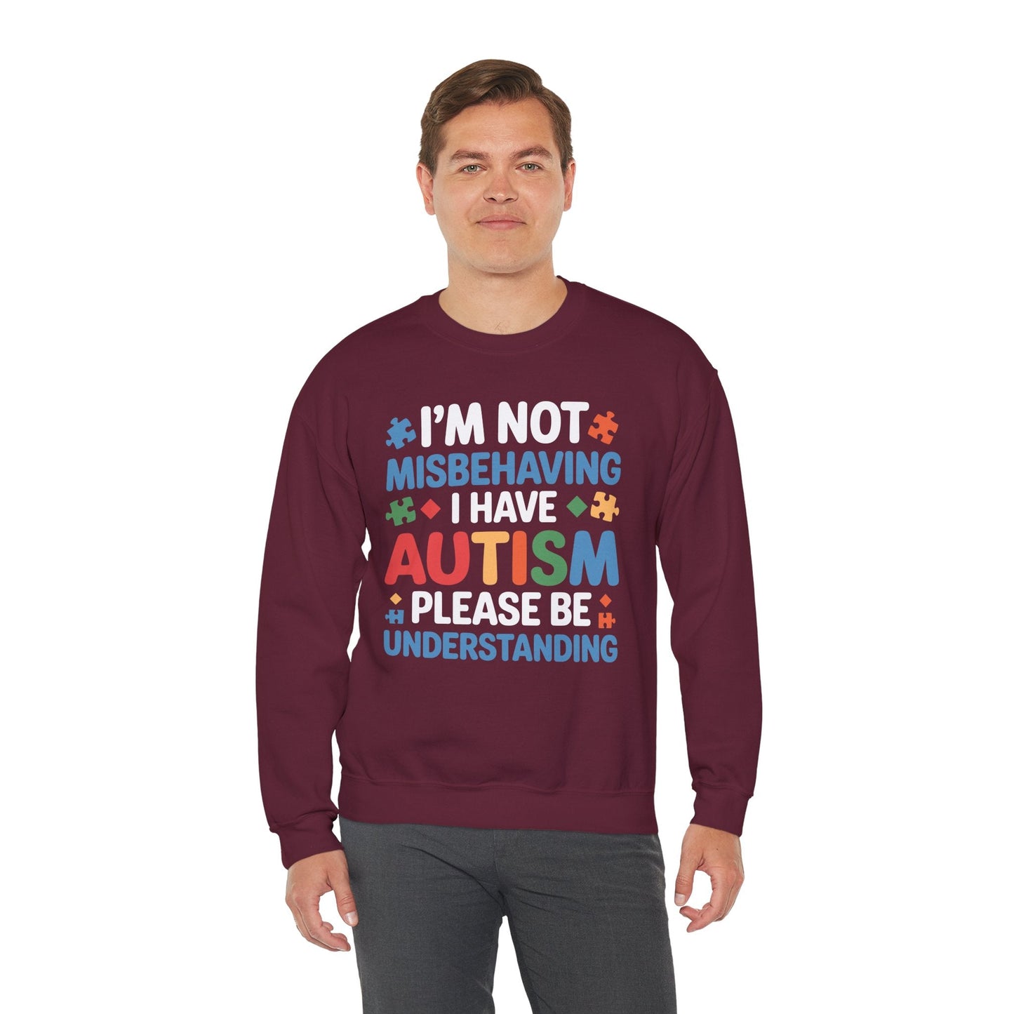 Autism Awareness I'm Not Misbehaving I Have Autism Sweatshirt