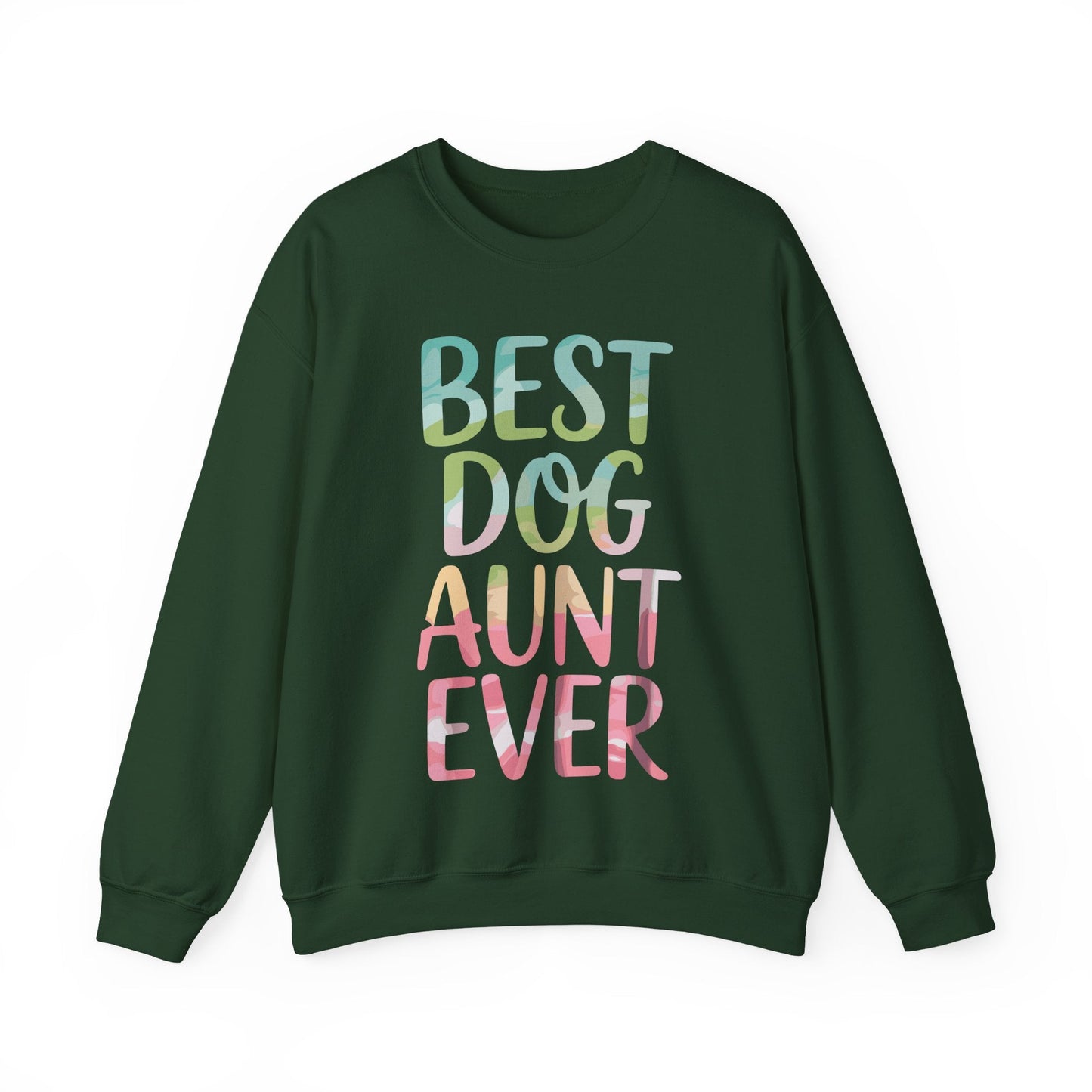 Best Dog Aunt Ever Shirt Women Dog Lover Auntie Mothers Day Sweatshirt