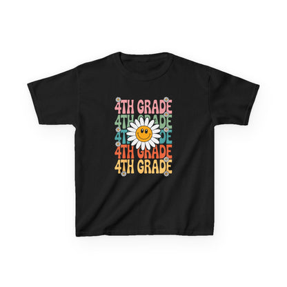 Groovy 4th Grade Back To School First Day of Fourth Grade T-Shirt