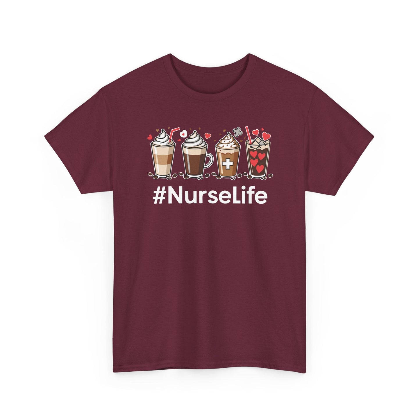 Nurse Life Funny Coffee Nurses Fuel Registered Nurse Medical T-Shirt