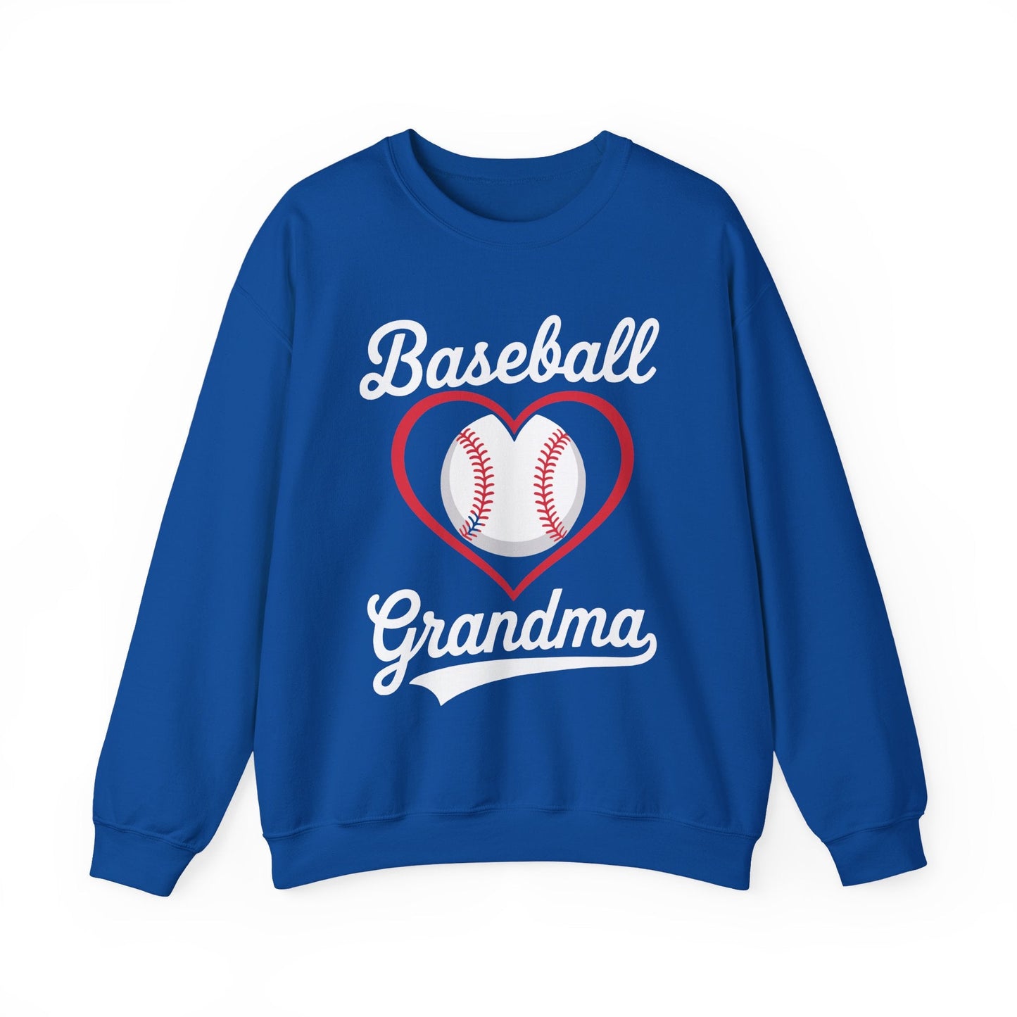 Baseball Grandma Women Baseball Heart Mothers Day Sweatshirt