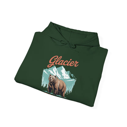 Glacier National Park retro Hoodie