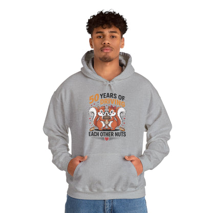 50th Wedding Anniversary 50 Years Of Driving Each Other Nuts Hoodie