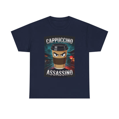 Cappuccino Assassino Coffee Lovers Italian Brainrot Meme T-Shirt