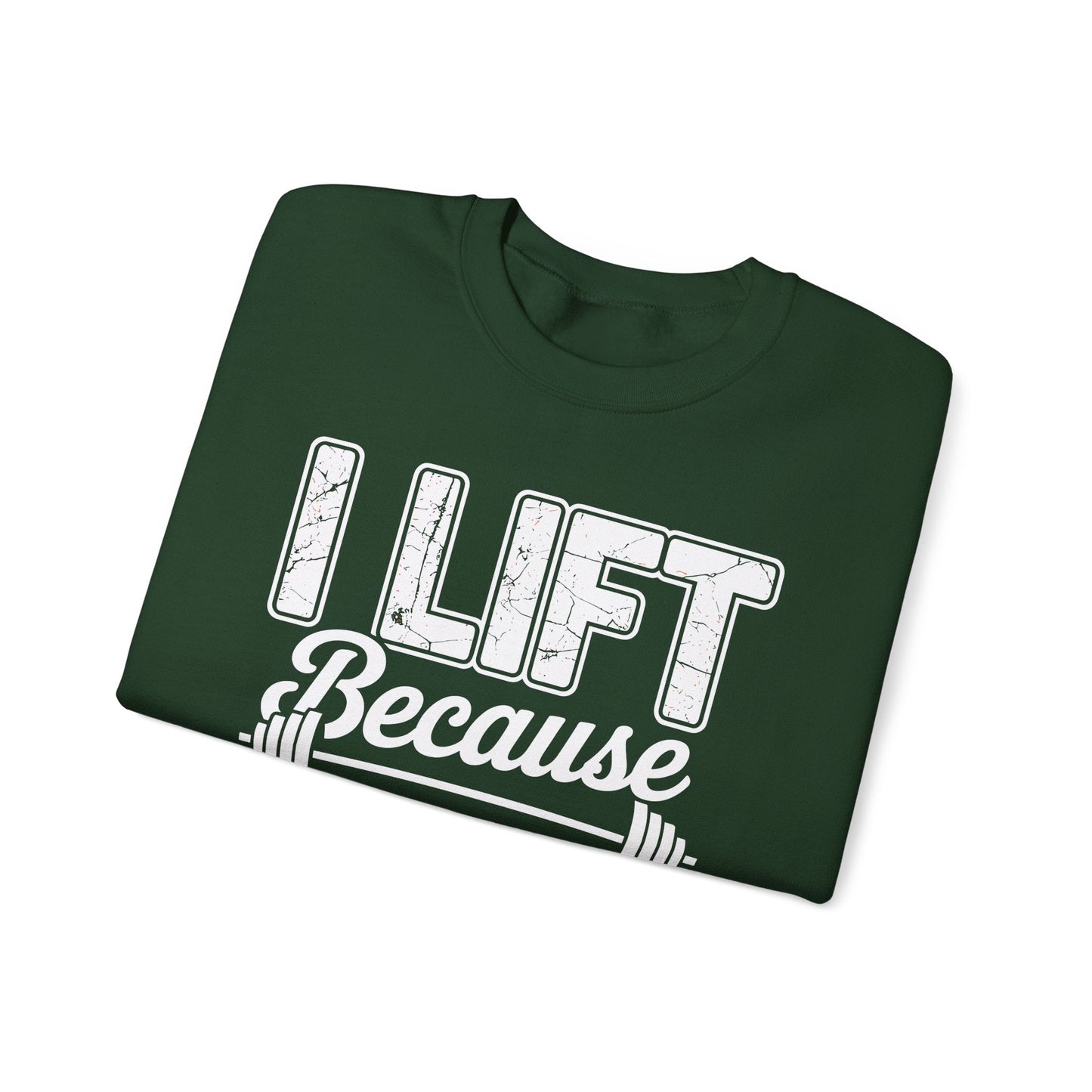 I lift because my wife is hot - powerlifter workout fitness Sweatshirt